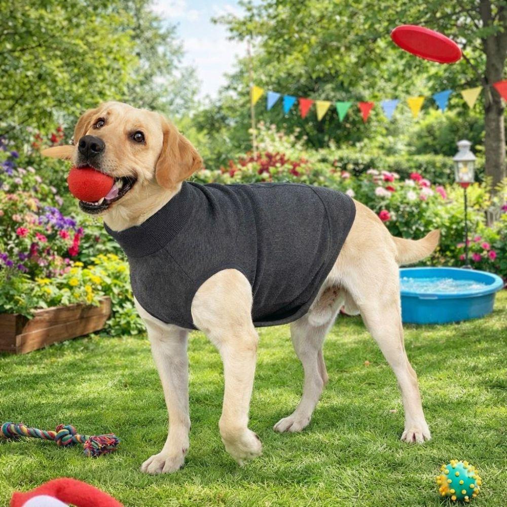 Adjustable Dog Anxiety Jacket Stretchy Pullover Dog Calming Shirt Pet Calming Vest Keep Pet Calm