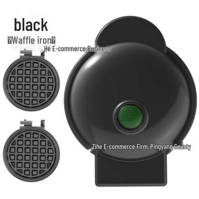 Mini Waffle, Bread, Crepe, and Sandwich Maker - All-in-One Breakfast Machine