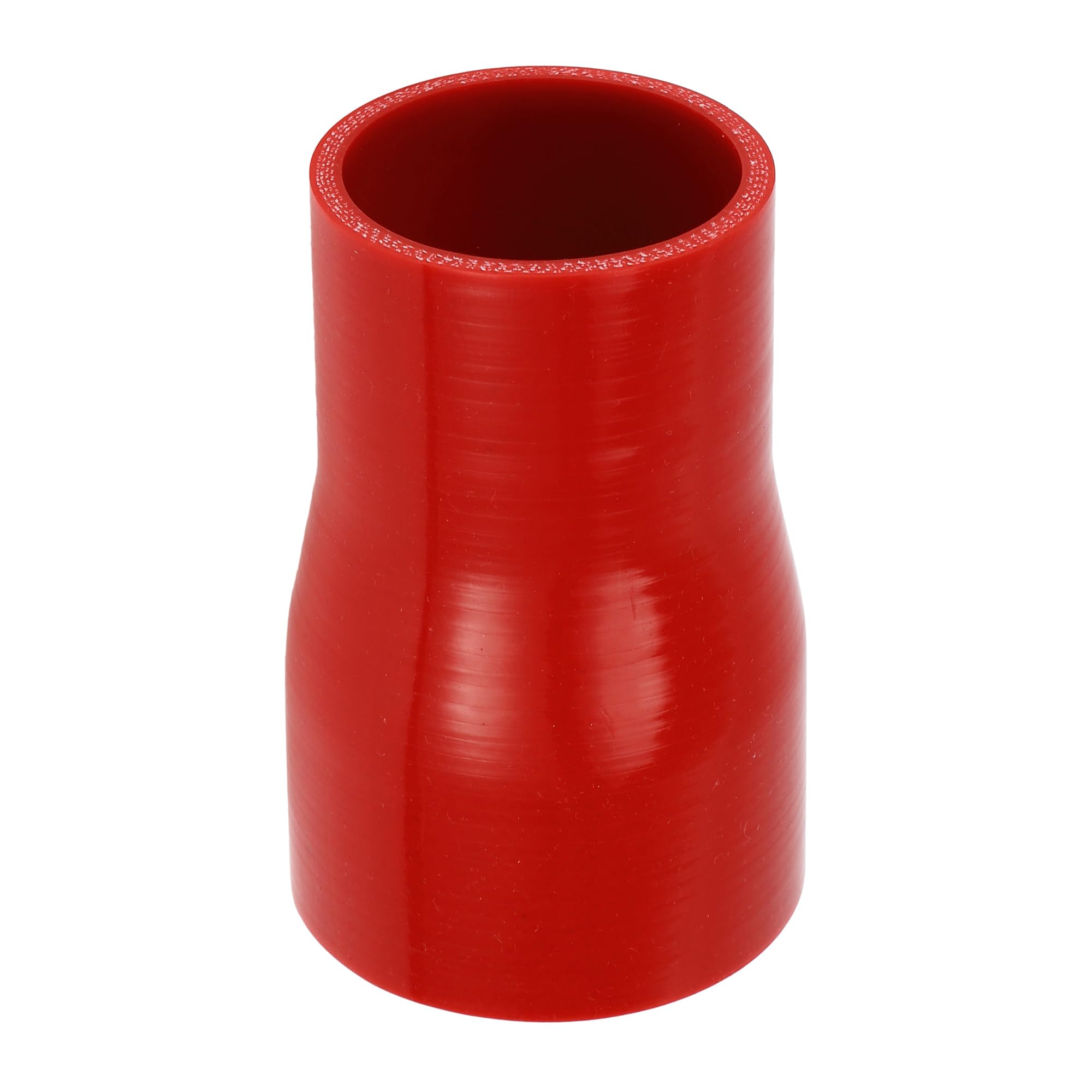 X AUTOHAUX 1 piece Inner Diameter 63-76mm/2.48 -2.99 Length 127mm/5.00 0 Degree Red Car Silicone Inner diameter 63mm-76mm