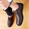 Fashion Fashion Hot Sale Men Casual Leather Business Shoe Soft Sole Lace-up Outdoor Lightweight Loafers Comfy Soft Bottom Designer Flats