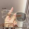 Women's Large Frame Color-Changing Anti-Blue Light Ultralight Glasses