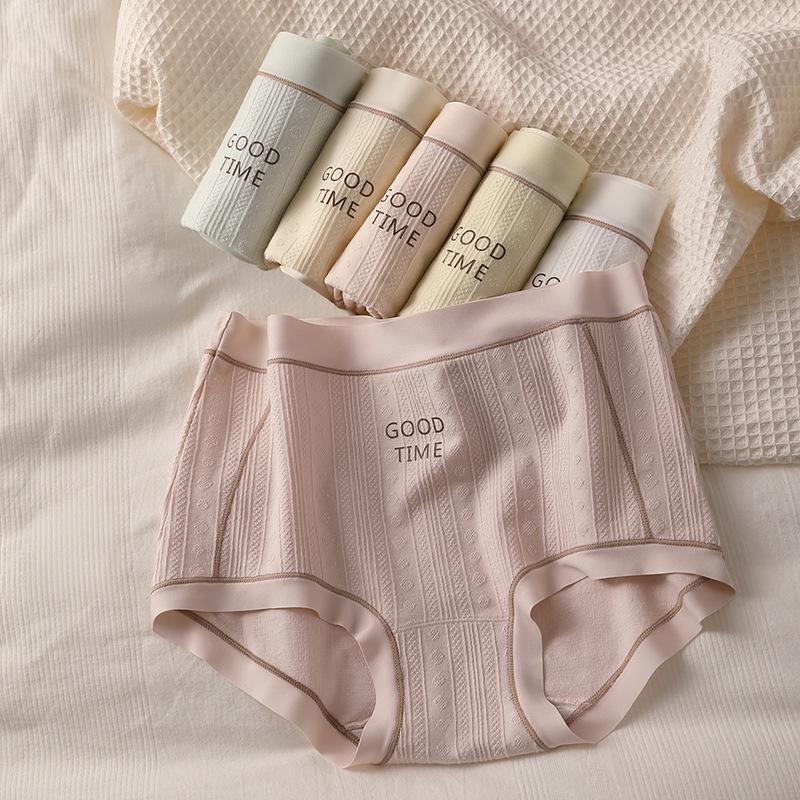 Women Underwear Cotton Panties Cute Panty Middle Waist Briefs Comfortable Soft Underpants M-XXL