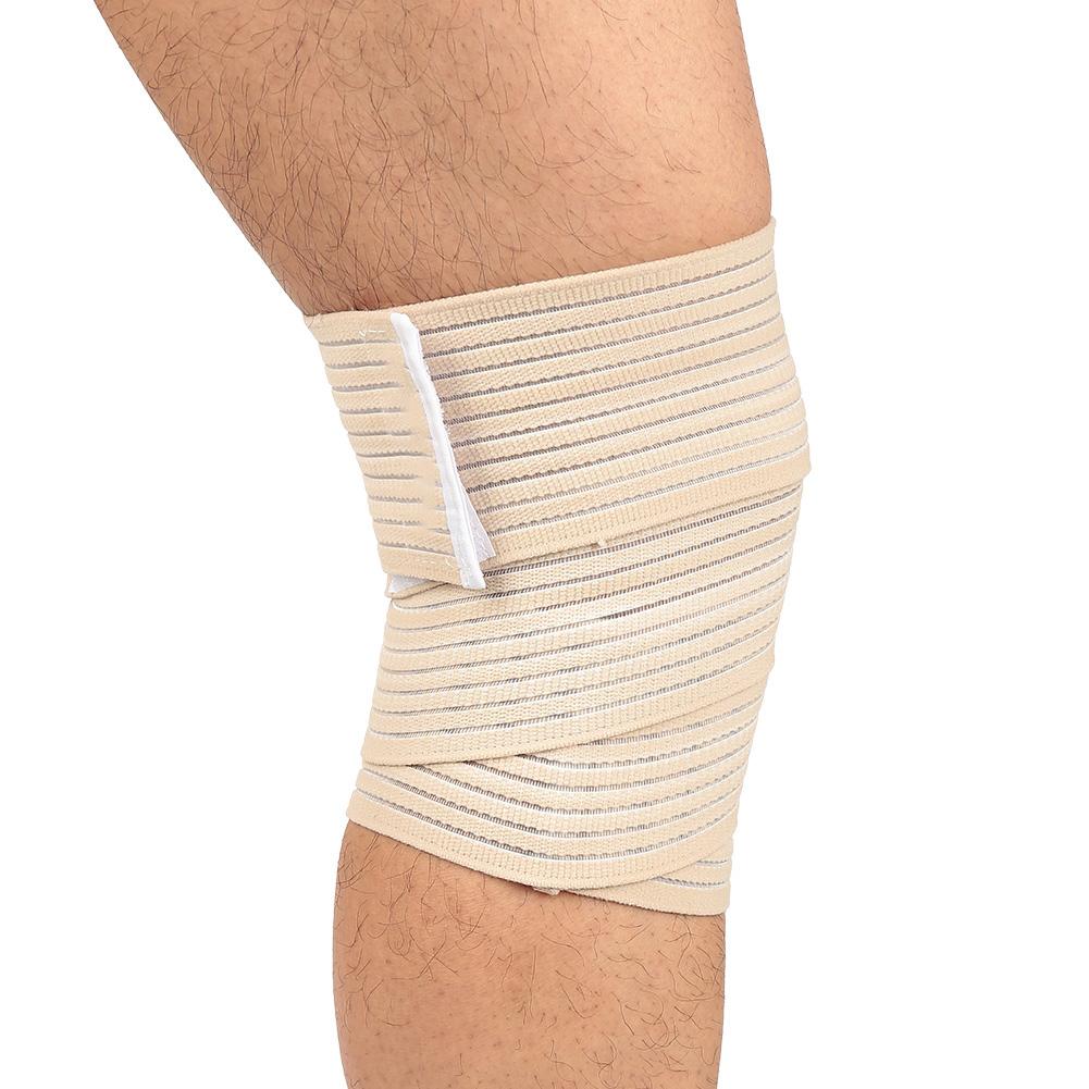 Outdoor Running Sports High Elastic Bandage Anti Sprain Knee Support Protective Strap (Black)