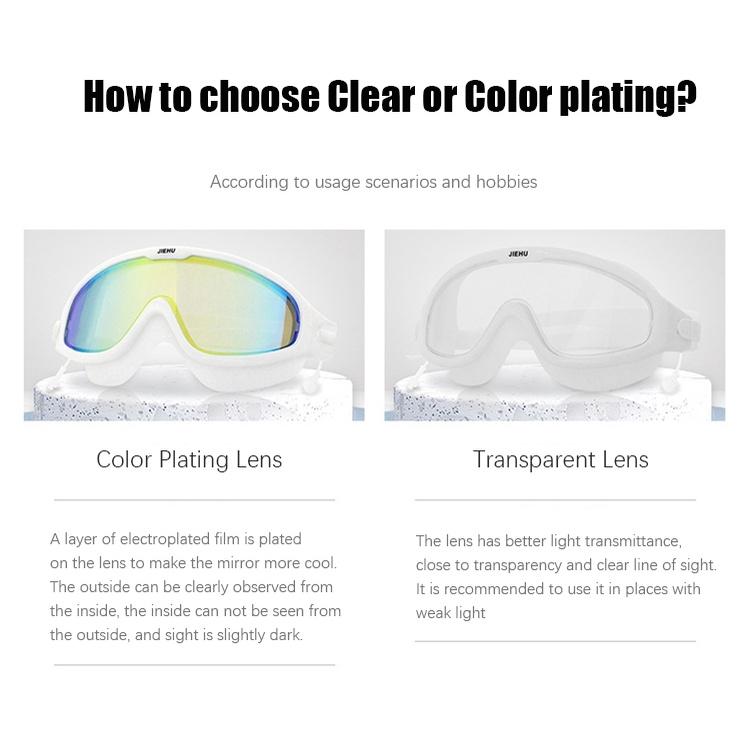 Myopie-Verschreibung -1,5 ~ -8,0 Grad Wasserdichte Anti-Beschlag-Silikon-Schwimmbrille mit Ohrstöpseln