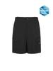 DISCOVERY EXPEDITION Freshvent Men'S Semi-Loose Material Mix Cargo Shorts (Black)