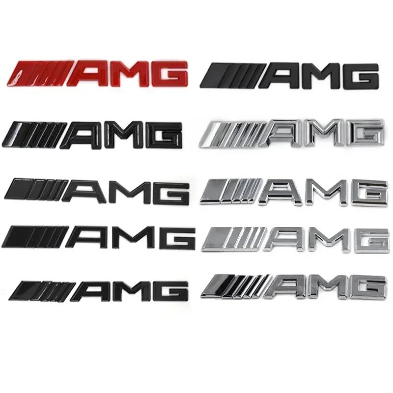 fcgqu8 New 2025 ABS Car Rear Trunk Emblem Sticker Accessories for Mercedes Benz AMG GLK GLA ML CLS CLA W203 W124 W204 W221 W220 W205 W2