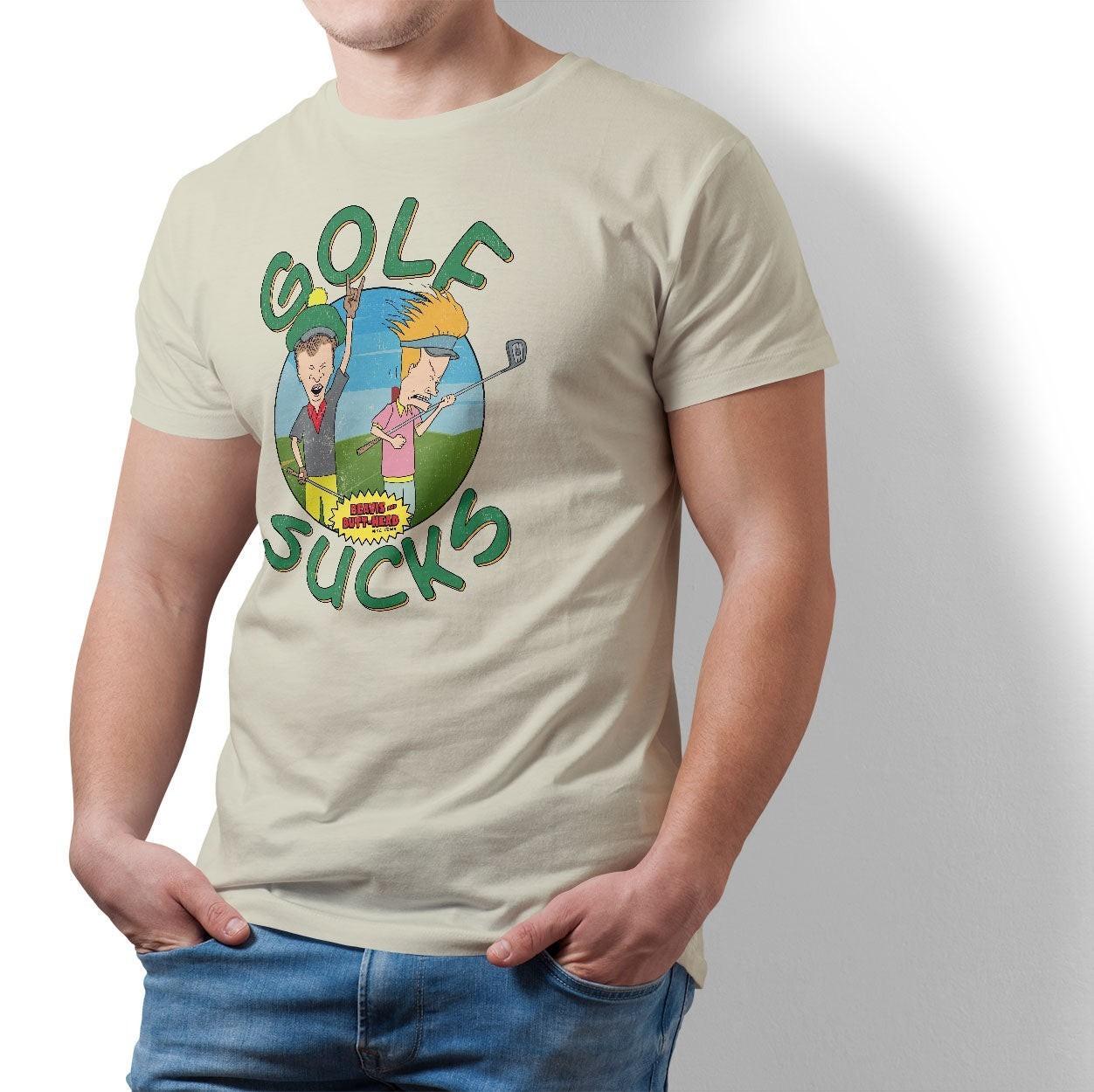 T-Shirt Pour Homme Officiellement Licencié Beavis Et Butt-Head Le Golf Craint S