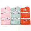 16-Piece Diamond Nail File and Grinding Bit Set with Storage Bag for Nail Art