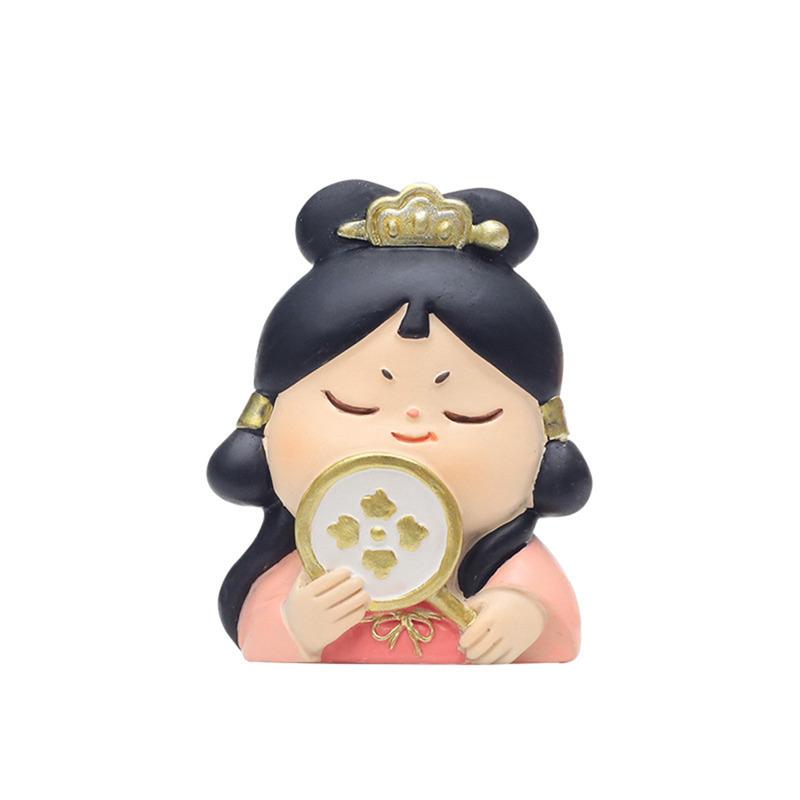 

3D мультфільм дівчина смола перемикач наклейки на стіну китайський стиль розетка прикраса наклейка розетка межа захисна кришка домашній декор