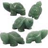 mookaitedecor Crystal Turtle Statue Sculpture Stone Healing Reiki Pocket Gemstone Figurines 1.5 Inch