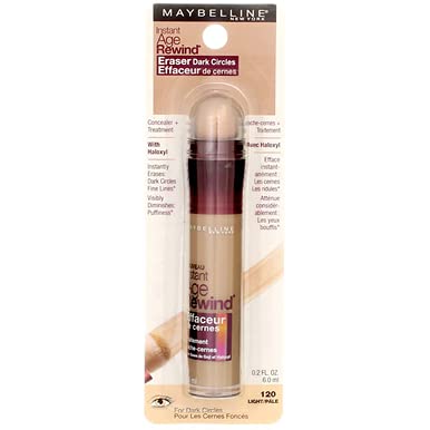 Maybelline New York Instant Age Rewind Eraser Dark Circle Concealer Light 0.2 Oz Pack of 2