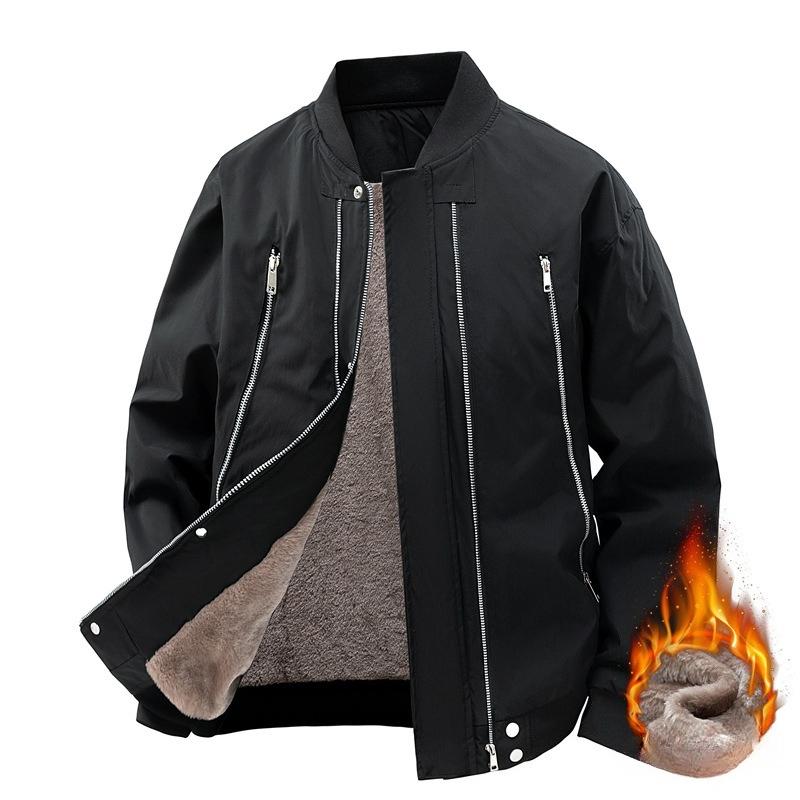 Padded Thickened Comfortable and Versatile Jacket Men Spring and Autumn Loose Trend Retro Baseball Suit Couple Models Coat Men