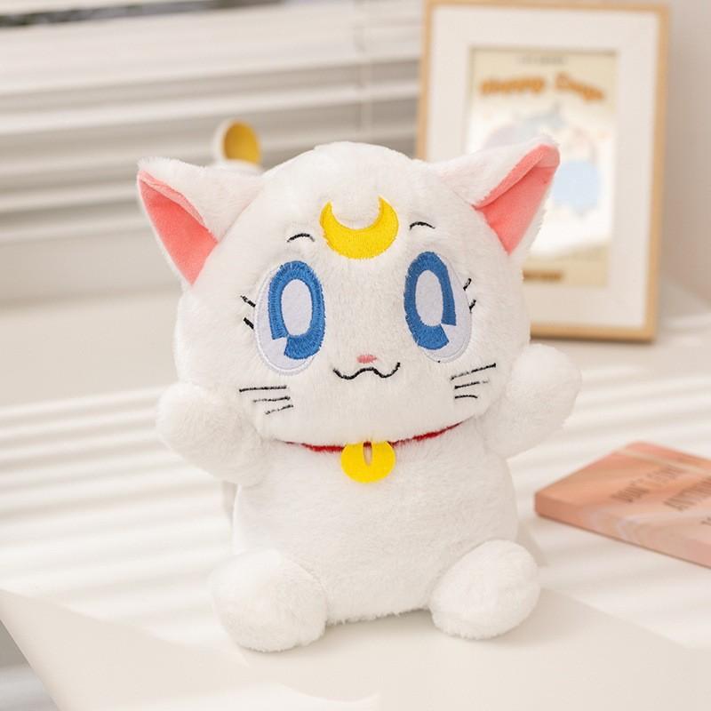 Süßes Mädchen Sailor Moon Katze Plüschtier Mit Weicher PP-Baumwolle Für Kinder Geschenk
