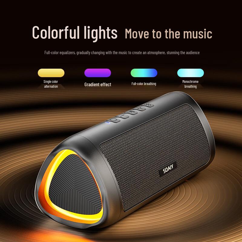Soaiy S36 Series Portable Bluetooth Speaker CN plug (adapter included)