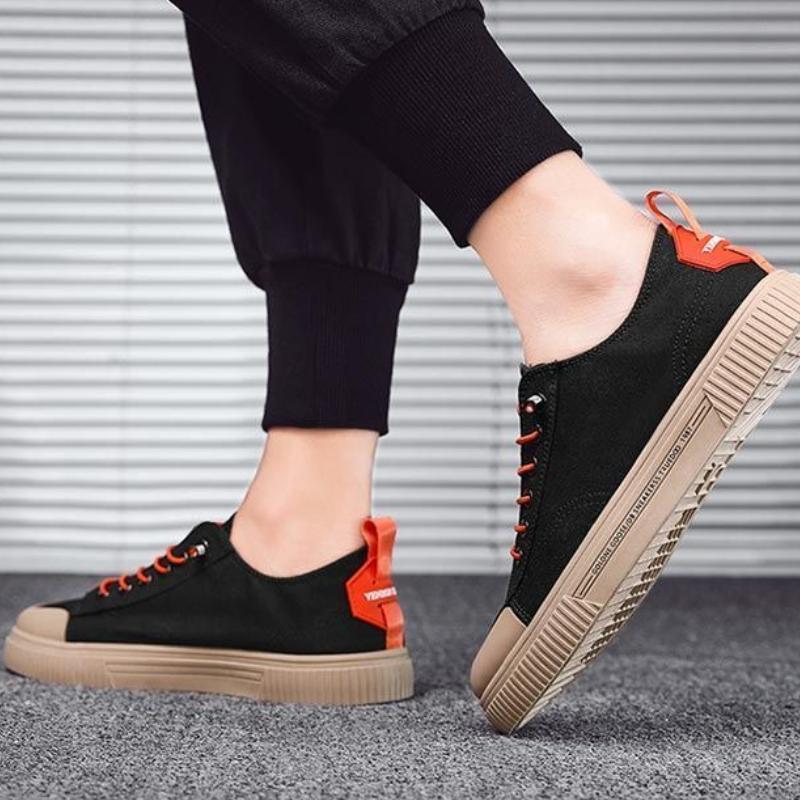 Fashion Casual Shoes for Men Non Slip Flat Young Students Luxury Man Shoe Sale Low Price Fashion 2025 Hiking Breathable Retro Sneakers