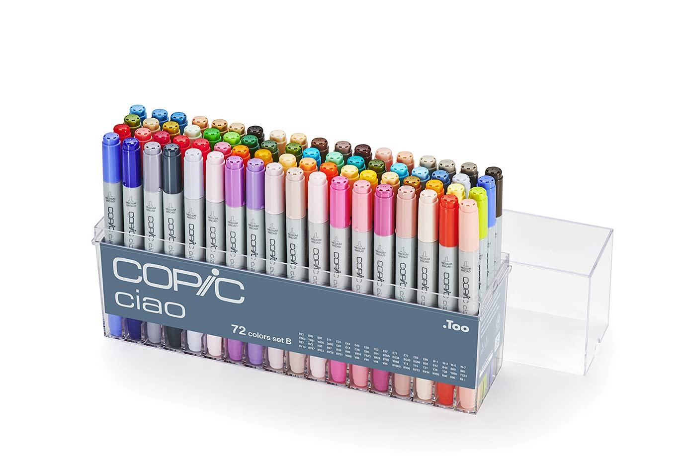 

Too Copic Ciao Set B 72-Color