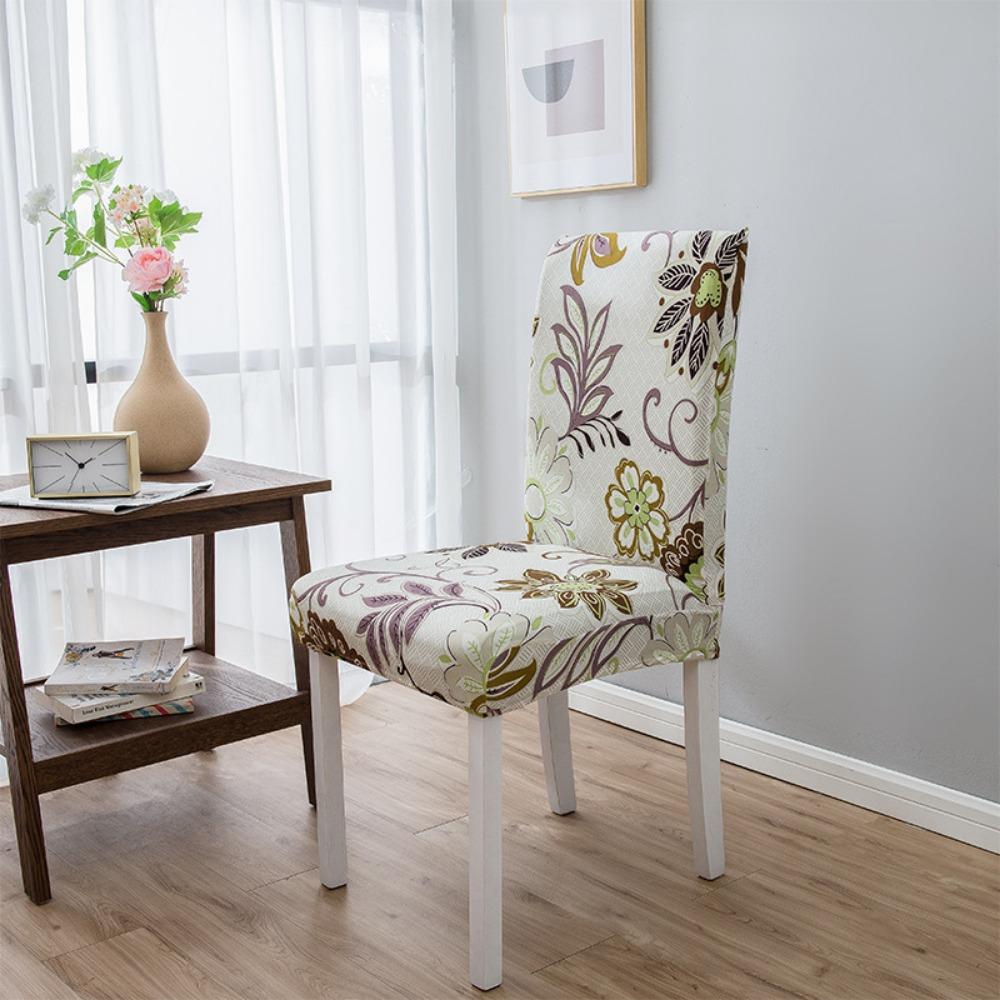 Chair Cover Full Set Dining Chair Covers Washable Stretchable Universal Fit for Home Office Restaurant