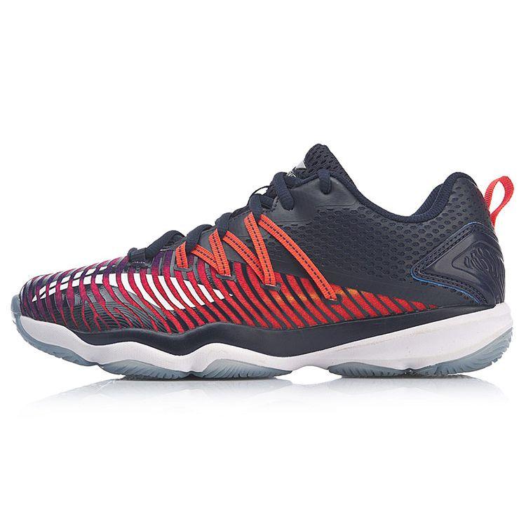 

Кроссовки женские Li Ning Ranger Fabric PU с нескользящей подошвой, износостойкие, с низким верхом, синие, красные, AYTP012-1