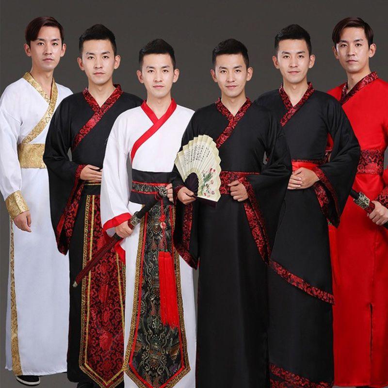 Exquisite Ancient Chinese Traditional Hanfu Costume For Men With Perfect Stitches