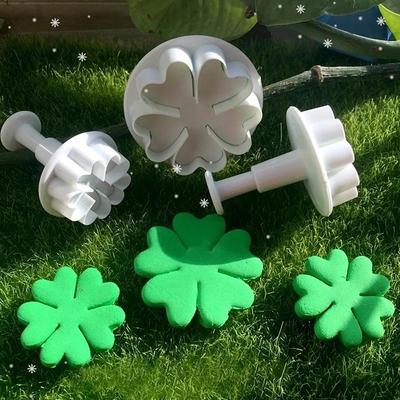 3 teile/satz Primrose Blume Plunger Cutters Fondant Kuchen Dekorieren Backen Werkzeug Backen Zubehör und Werkzeuge Cookie Cutter