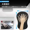 adelphos Ergonomic Design Memory Foam Mouse Large Wrist Reduces Honeycomb for Desk Work and Gaming Pad, Size, Support, Non-Slip, Fatigue, Pad, (1pc)