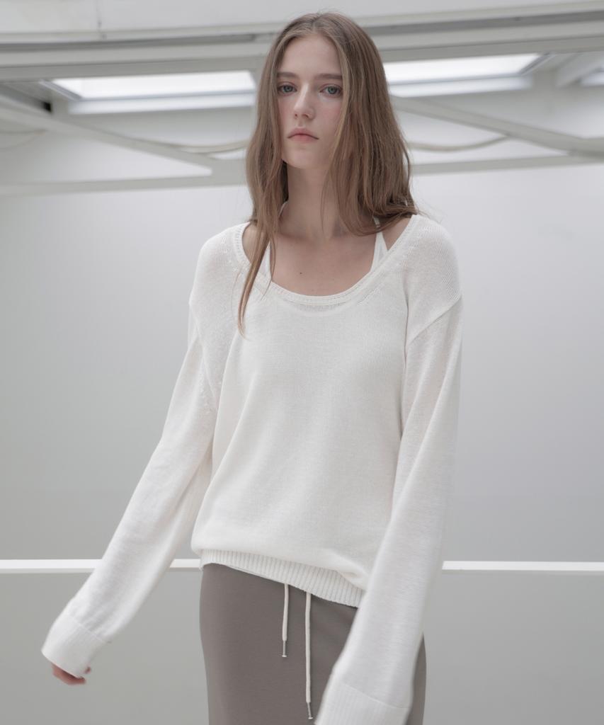 Deomago Summer Muted Knit_Gray