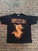Maglietta Nera Cotone Vintage Band Sepultura Unisex dalla S alla 5XL BO763 T-Shirt Unisex
