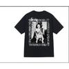 Street Style Short Sleeve T-Shirt Loose Fit Round Neck Cotton Tee Couples Casual Wear