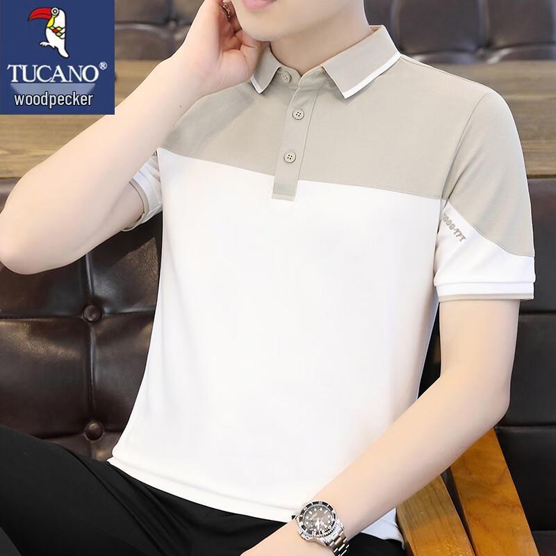 Tucano Men's Short-Sleeve Business Casual Polo Shirt