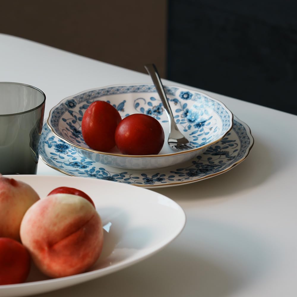 NARUMI Milano 23cm Meat Plate, Bone China, 9682-1412