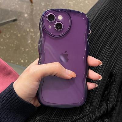 Husă de telefon cu protecție pentru lentile de inimă de dragoste ondulată ondulată pentru Iphone 13 12 11 Pro Max X Xr Xs Max Husă transparentă pentru bomboane din silicon 13pro
