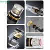 1/2" Universal Interface Brass Stop Valvewith Filter Screen, Durable Plumbing Fitting For Water Pipeline System