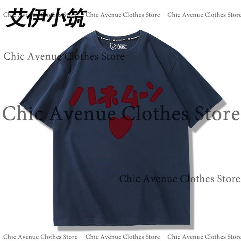 Anime KON Hirasawa Yui Cosplay Costume Print Tshirt Cotton Summer Tops Short Sleeve Tee for Women Unisex Tshirt