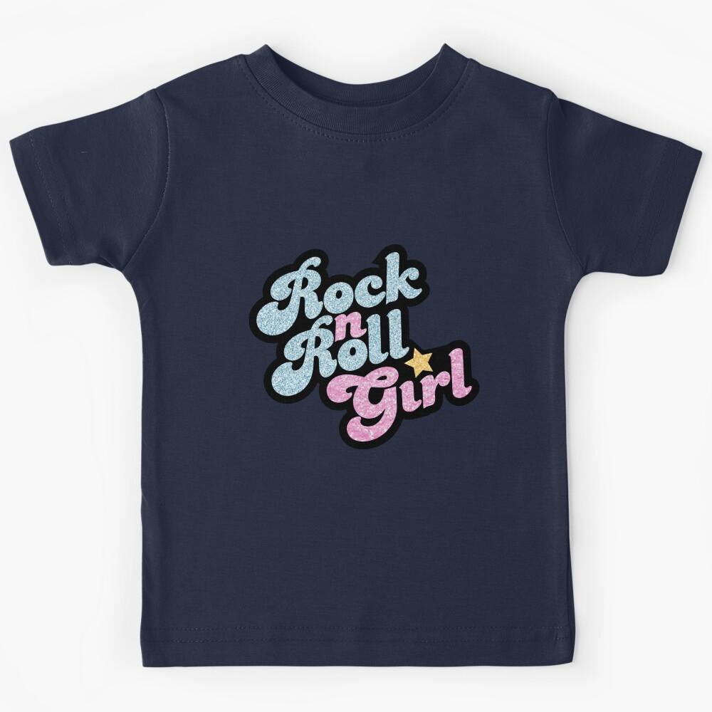 Rock n Roll Girl Kids T-Shirt 130