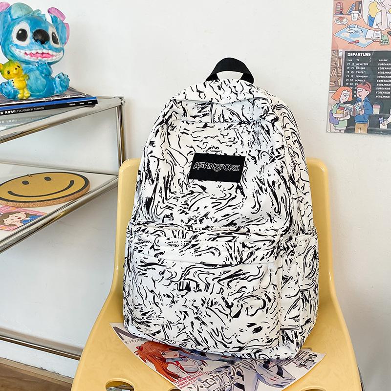 

Men s Waterproof Large Capacity Korean Backpack for Elementary Students