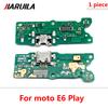 USB Charging Port Charger Board Flex Cable For Moto E7 E6S E1 E6 Plus E1 Play Go E7 Power Dock Plug Connector With Microphone