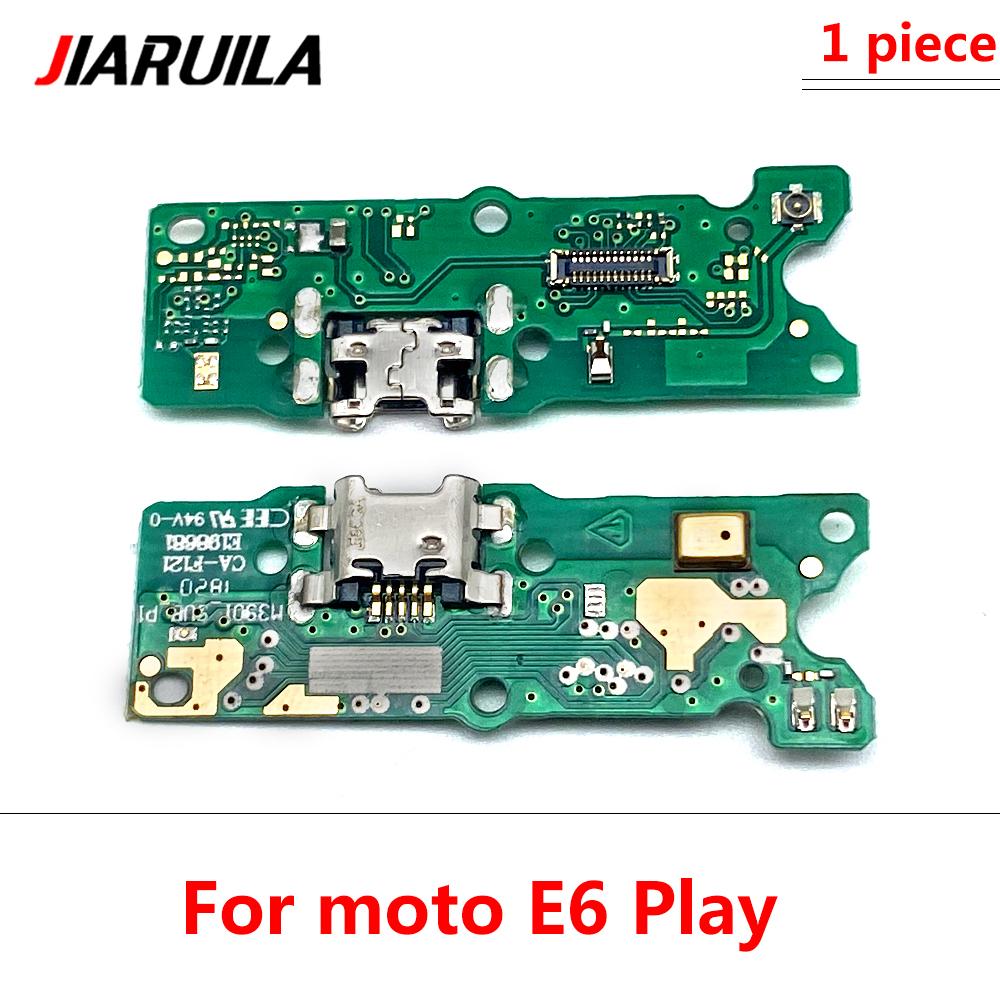 USB Charging Port Charger Board Flex Cable For Moto E7 E6S E1 E6 Plus E1 Play Go E7 Power Dock Plug Connector With Microphone