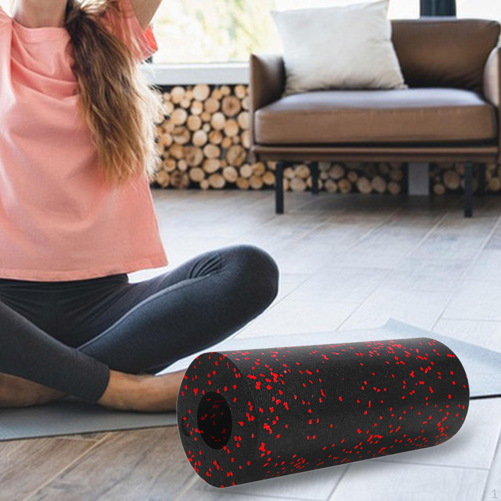 

Foam Roller Accessories for Exercise Lightweight Pilates Yoga Block Workout Black and Red