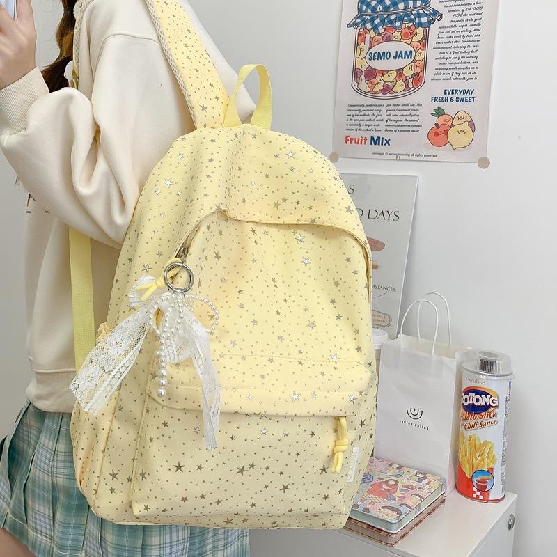 Schoolbag Cute Bear Schoolbag Female Junior High School Girl College Student New Backpack Ins Niche Mori Versatile Backpack