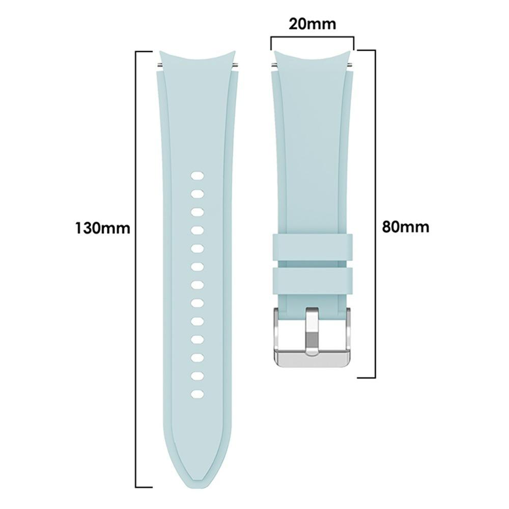 Cinturino in Silicone per Samsung Galaxy Watch 7 44mm 40mm Bracciale originale ad arco per Samsung Watch 6 Classic 47mm 43mm/5 Pro 45mm Cinturino