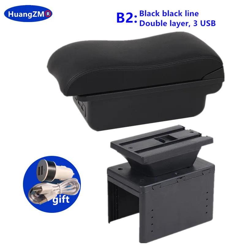 For Fiat Grande Punto Armrest Box for Fiat Punto Car Armrest Box Central Storage Box Interior Retrofit Car Accessories