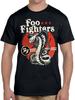 FOO FIGHTERS HEAVY Metal Band Black T Shirt