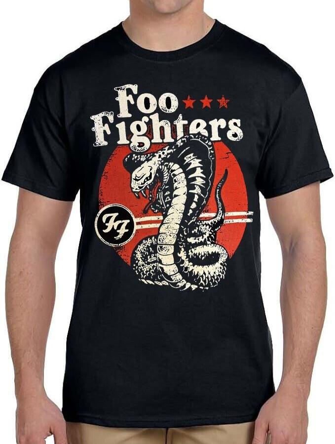 FOO FIGHTERS HEAVY Metal Band Black T Shirt XL