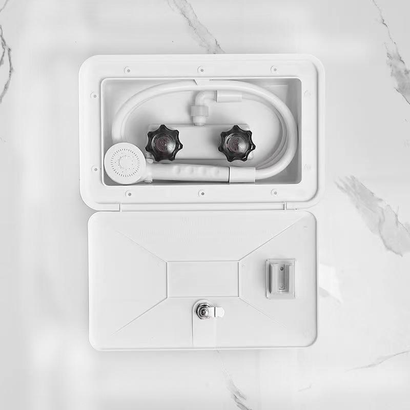 

European RV Trailer External Shower Head Box