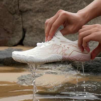 Outdoor Fünf-Finger-Strandschuhe Schwimm-Watschuhe Paar Wasserweg Amphibische Rutschfeste Atmungsaktive Bachschuhe Fitnessschuhe