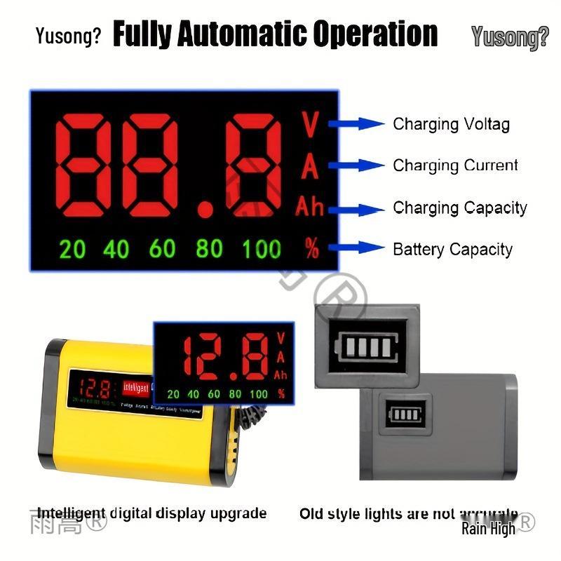 12V 2A Digital LCD Battery Charger
