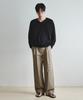 Wednesday Oasis Washable Minimal V-Neck Knit_Black(Wc26-Kn20)