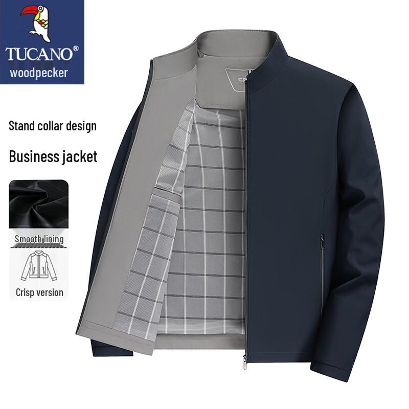 Tucano Men's Business Casual Stand-Collar Jacket