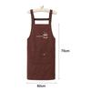 Sleeveless Cotton Apron Anti-Oil Adjustable Elasticity Kitchen Apron Canvas Material Stripe Design Women Apron Kitchen Use