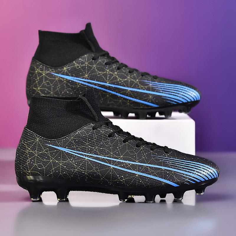 

Football shoes foreign trade high-top youth primary and secondary school students training shoes AG long nails broken nails glue nails football shoes 47